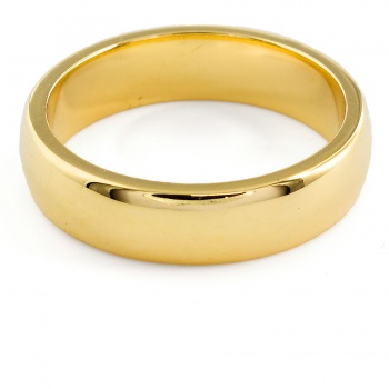 18ct gold Wedding Ring size P½